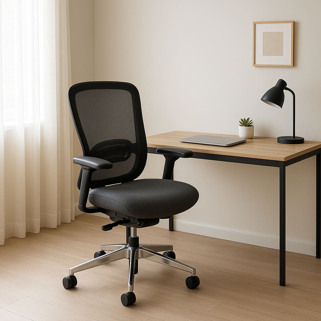 Kancelářská židle a pracovní stůl